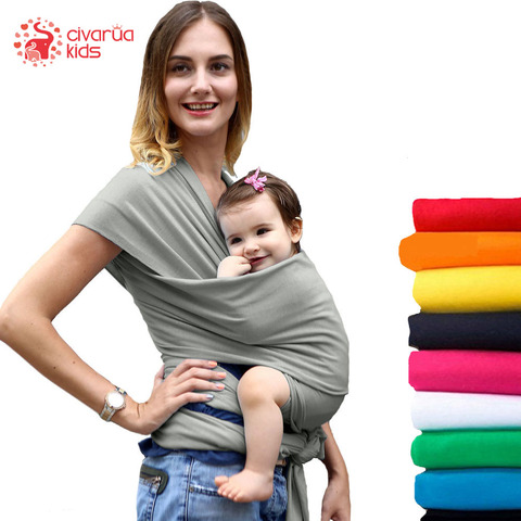 All-in-1 Stretchy Baby Wraps Baby Sling Infant Carrier Nursing Cover Hands Free Baby Wrap Postpartum Belt Great Baby Shower Gift ► Photo 1/6
