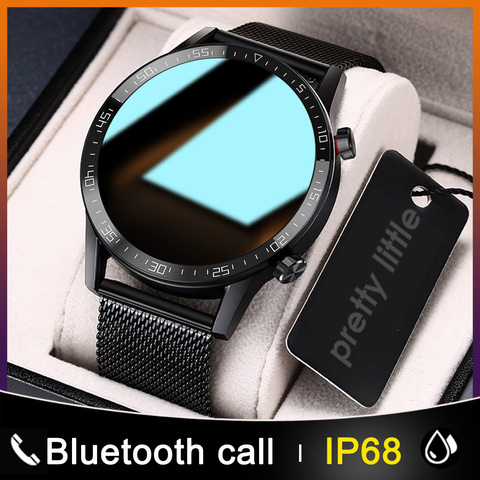 New L13 Smart Watch Men IP68 Waterproof ECG PPG Bluetooth Call Blood Pressure Heart Rate Fitness Tracker sports Smartwatch ► Photo 1/6