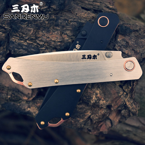 8Cr14MOV steel Mini Outdoor Camping Survival Tactical Tool EDC KNIVESPocket Folding knife  2022 NEW 9305/9306 SANRENMU ► Photo 1/1