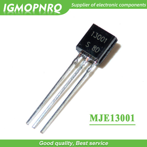 100pcs MJE13001 13001 TO-92 600V 200MA NPN Transistor new original ► Photo 1/1