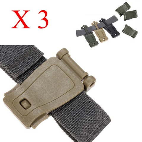 Strap link Tactical Buckle bushcraft Backpack Bag Connect kit Outdoor molle attach Hike webClasp Camp Webbing webdom Belt Clip ► Photo 1/1