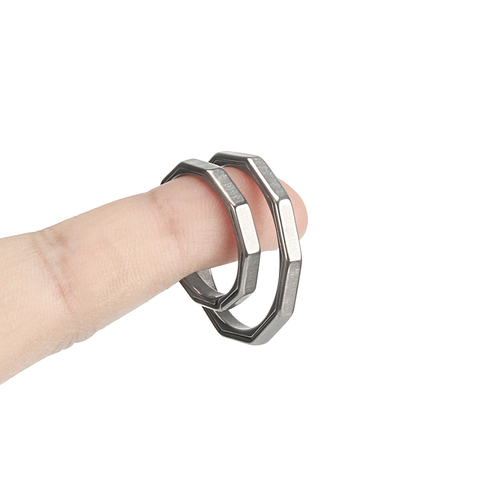 25mm/30mm Titanium Alloy Ring Outdoor Tool Keyring EDC Keychain Accessories ► Photo 1/6