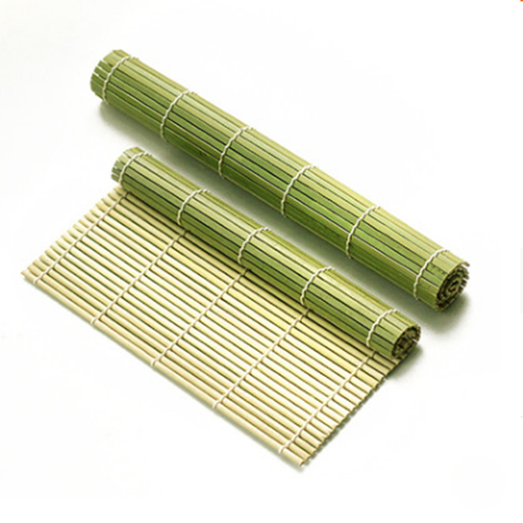 Green Sushi Rolling Roller Bamboo DIY Sushi Mat Onigiri Rice Roller Hand Maker Sushi Tools Japanese Food Beto Accessories ► Photo 1/6