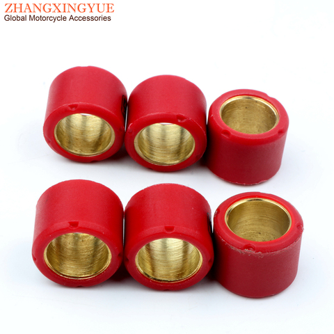 Scooter Variator Roller set 16x13mm 4g 4.5g 5.5g 6g 7g for Peugeot Django 50 Kisbee V-Clic 50cc 4-stroke ► Photo 1/6