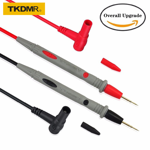 Multimeter Test Leads 1000V 20A Sharp Gold-plated Test Probes Kit Banana Plug Sharp Multimeter Test Probes Cables soft cable ► Photo 1/6