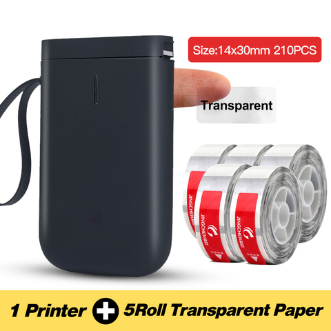 Niimbot Portable Thermal Label printer Transparent Paper Pocket Mini Wireless Barcode Printer Bluetooth Machine D11 ► Photo 1/6