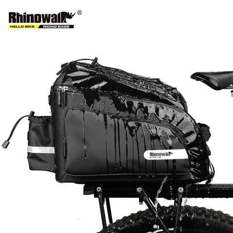 RHINOWALK Bicycle Bags 17L Mountain Bike Saddle Rack Trunk Bags Waterproof for Travel Cycling Luggage Carrier Camera Handbag ► Photo 1/6