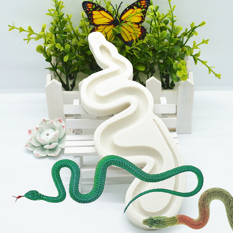 New Snake shape Silicone Mold Kitchen Resin Baking Tool DIY Pastry Cake Fondant Mould Dessert Chocolate Lace Decoration Supplies ► Photo 1/6
