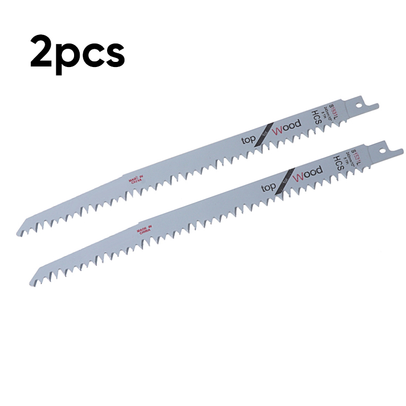 2pc Reciprocating Saw Blades 9.5 Set Electric Wood Metal Pruning S1531L ► Photo 1/6