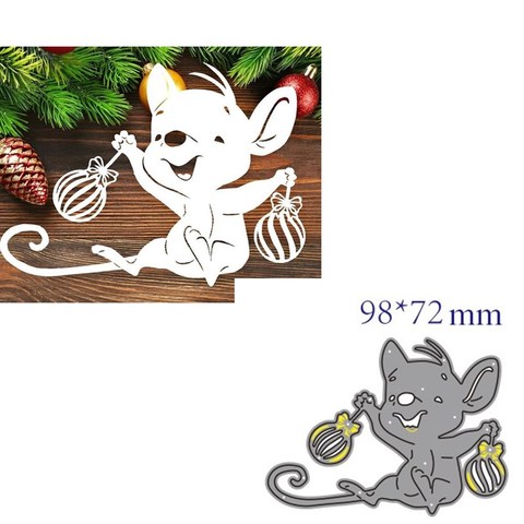 metal cutting dies cut die mold Animal mouse decoration Scrapbook paper craft knife mould blade punch stencils ► Photo 1/1