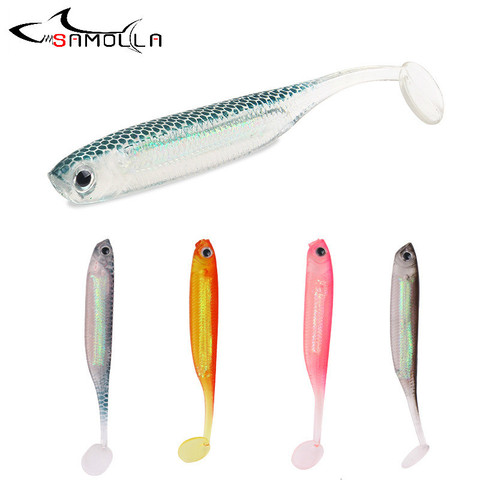 5pcs soft lure worm soft plastic lures fishing lure 2022 weights 2.2g Bait isca artificial fake fish saltwater lures Soft Bait ► Photo 1/6