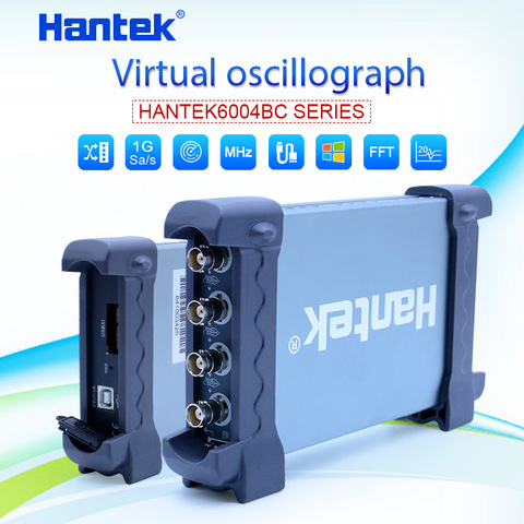 Hantek Digital Oscilloscope 6074BC/6104BC/6204BC/6254BC 1GSa/s 4 Channels 70-250MHz Osciloscopio Automotive USB Oscilloscopes ► Photo 1/6