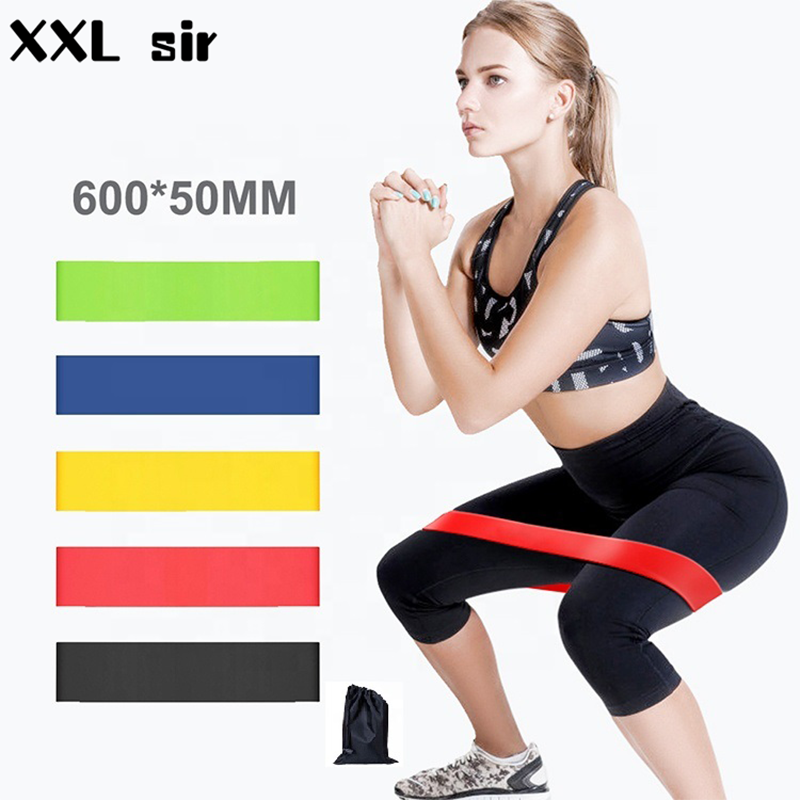Fitness Elastic Bands Exercise Gym Resistance Rubber Band Pilates Sport Training