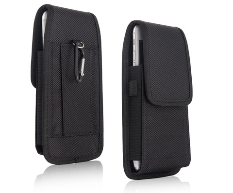 Mobile Phone Waist Bag 5.2-6.3inch for iphone for Samsung for xiaomi huawei Hook Loop Holster Pouch Belt Waist Bag Cover Case ► Photo 1/6