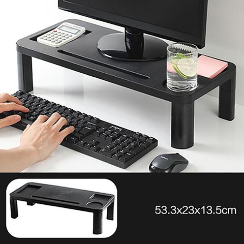 Plastic Adjustable Computer Shelf Screen Base TV Monitor Stand Computer Monitor Tablet Computer Storage Bracket ► Photo 1/6