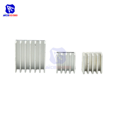 diymore 3 Size of Heatsink Fans Pure Cooler Adhesive Kit for Raspberry Pi 3 Raspberry Pi 4 Heat Sink ► Photo 1/2