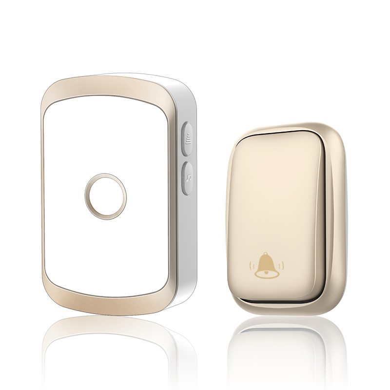 gold coloured wireless doorbell