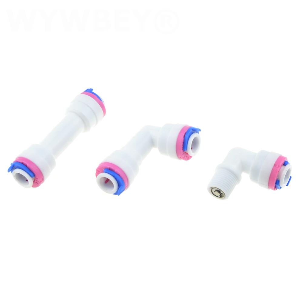Water Straight Pipe 1/4 3/8 Hose Plastic  Reverse Osmosis Tee Connection -  1/4 3/8 - Aliexpress