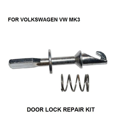 FOR VOLKSWAGEN VW MK3 L/R DOOR LOCK CYLINDER SPRING + PADDLE REPAIR KIT GOLF JETTA ► Photo 1/1