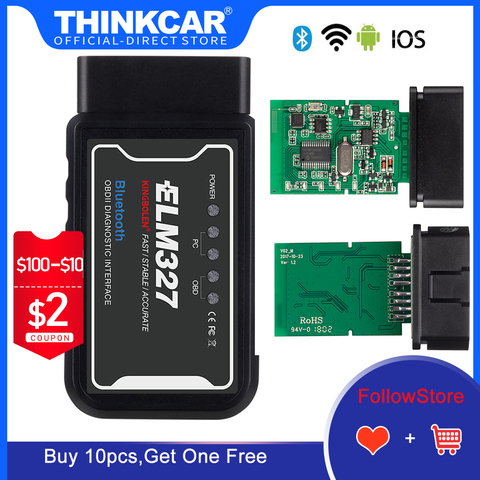 ELM327 V1.5 OBD2 Scanner PIC18F25K80 Chip Wifi ELM 327 Bluetooth elm327 Car  Diagnostic Tool For iPhone/Android - AliExpress