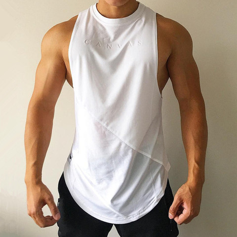 NEW Bodybuilding Sporty Tank Tops Men Gyms Fitness Workout Sleeveless Shirt  Male Stringer Singlet Summer Casual Loose Undershirt - Price history &  Review, AliExpress Seller - PhysiqApparel Store