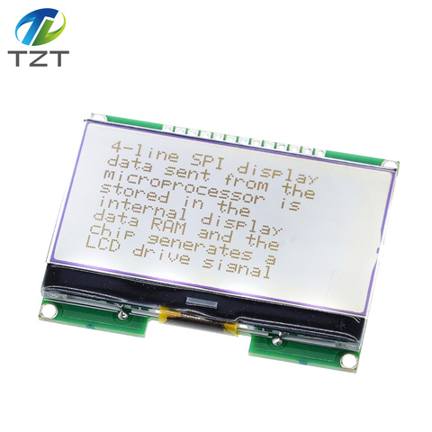 Lcd12864 12864-06D, 12864, LCD module, COG, with Chinese font, dot matrix screen, SPI interface ► Photo 1/6