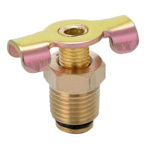 1/4 Inch NPT Brass Drain Valve Air Compressor Drain Valve Tank Replacement Part ► Photo 1/6