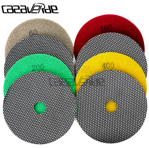 DC-LEPP04 D125mm diamond Electroplated polishing Pad Fast Removal Tile Glass Concrete Stone Sanding Disk Metal ► Photo 1/6