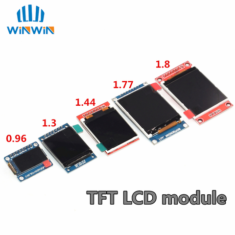 0.96/1.3/1.44/1.77/1.8 inch TFT LCD module SPI Full Color LCD Module Drive IC ► Photo 1/6