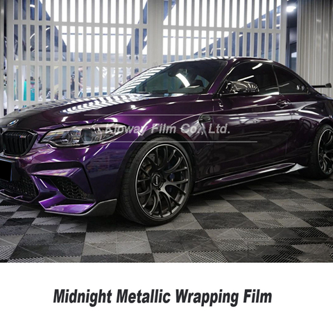 Newest Highest quality Midnight purple wrapping film Vinyl wrap Vehicle wrap Car Wrap bubble free quality Warranty popular color ► Photo 1/5