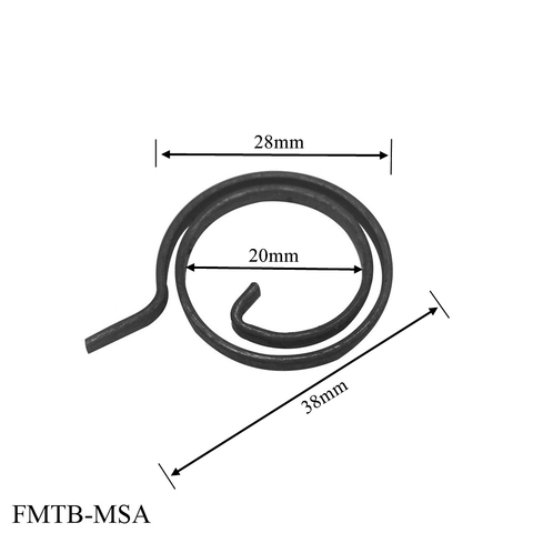 28mm Flat wire door lock handle spring coil for door-A ► Photo 1/6