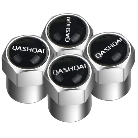 Car Styling Metal Wheel Stem Covers Tire Valve Caps Decoration for NISSAN QASHQAI J10 J11 2011 2008 2022 ► Photo 1/3