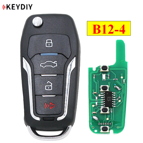 KEYDIY B series B12-4 4 button universal KD remote control for KD200 KD900 KD900+ URG200 KD-X2 mini KD for Ford style ► Photo 1/6