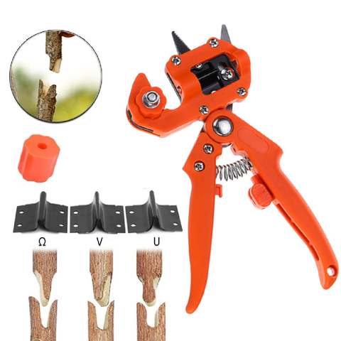 Doersupp Garden Tools Grafting Pruner Chopper Vaccination Cutting Tree Plant Secateurs Shears Scissor Pruning Shear Pruner ► Photo 1/6