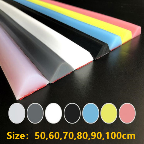 7 Colors 1M Silicone Bathroom Water Stopper Blocker Shower Dam Dry and Wet Separation Flood Barrier Door Bottom Sealing Strip ► Photo 1/6