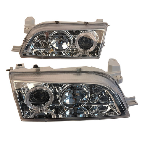 Car headlights modified angel eyes daytime running lights for COROLLA AE100 AE101 AE104 1992 1993 1994 1995 ► Photo 1/5