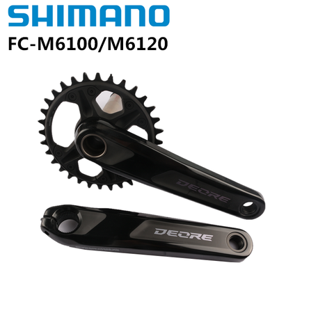 Shimano DEORE M6100 M6120 Crankset 1x12 Speed 170mm 175mm 30T 32T Chain Wheel With BB52 Bicycle Parts Original Shimano ► Photo 1/5