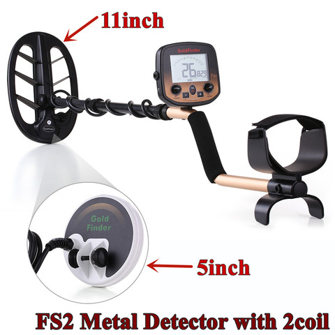 TEKPOINT Shallow Water Metal Detector GOLD FINDER Hunter FS2 with 2 Searchcoil Waterproof Underground DETECTION ► Photo 1/6