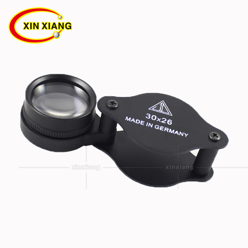 Pocket Reading Magnifier Loop 30X Optics Loupes Mini Magnifying Glass Lens 