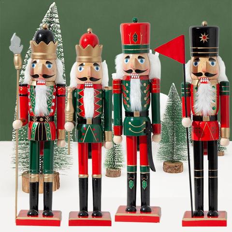 50CM Christmas Wooden Nutcracker Soldier Jewelry Children's Room Decoration Ornament Christmas Gift Handcraft Nutcracker Puppet ► Photo 1/6