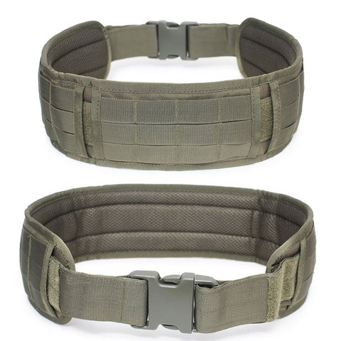 Airsoft Military Belt Tactical Army Combat Molle Waist Belt Training Wargame CS Equipment Universal Hunting Padded Wide Belt ► Photo 1/6