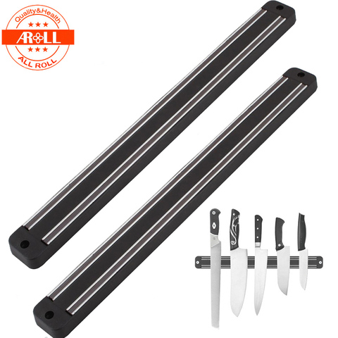 Wall-mounted Kitchen Magnetic Knife Holder Rest Wall Mount Plastic Magnetic Magnet Knife Holder Racks Stripe Holder ► Photo 1/6