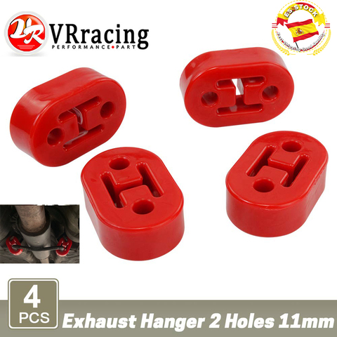 VR - Polyurethane Exhaust/Muffler SHORT HANGERS 4pcs/lot universal Muffler Hangers Red or Blue VR8952 ► Photo 1/6