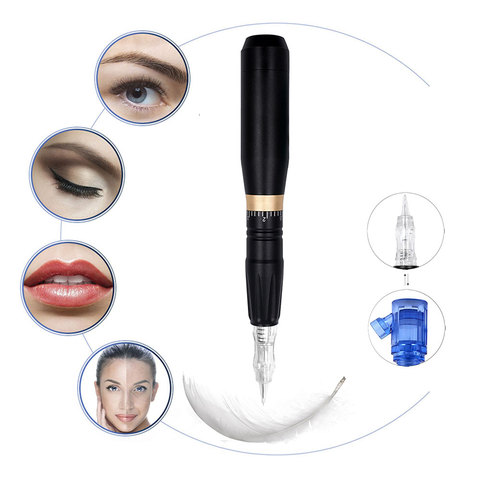 Biomaser HP100 Permanent Makeup Machine Professional Eyebrow lip Tattoo kit with 3 Biomaser Cartridge 3D Microblade Tatto Gun ► Photo 1/6