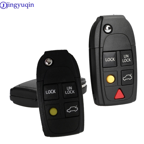 Cut Blade 4/5 BT Modified Remote Flip Folding Car Key Shell Case For Volvo XC70 XC90 V50 V70 S40 V40 V90 C70 S60 S80 S70 ► Photo 1/1