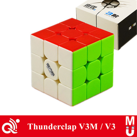 QiYi MoFangGe Thunderclap V3M 3x3x3 Magnetic Magic Cube V3 M ► Photo 1/6