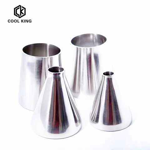 Free Shipping 38mm-51mm OD Butt Welding Reducer SUS 304 Stainless Steel Sanitary Pipe Fitting Homebrew Beer ► Photo 1/6
