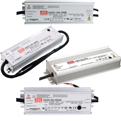 HVGC-65/100/150/240 180-528VAC Meanwell LED driver constant current  350/500/700/1050/1400/1750/2100/2800/3500mA for floodlight ► Photo 1/4