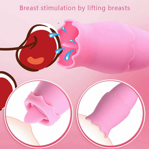 Vibrator Sex Toys For Woman Oral Sex Licking Tongue Vibrating Female Nipple Sucking Clitoris Stimulate 12 Frequency Vibrators ► Photo 1/6