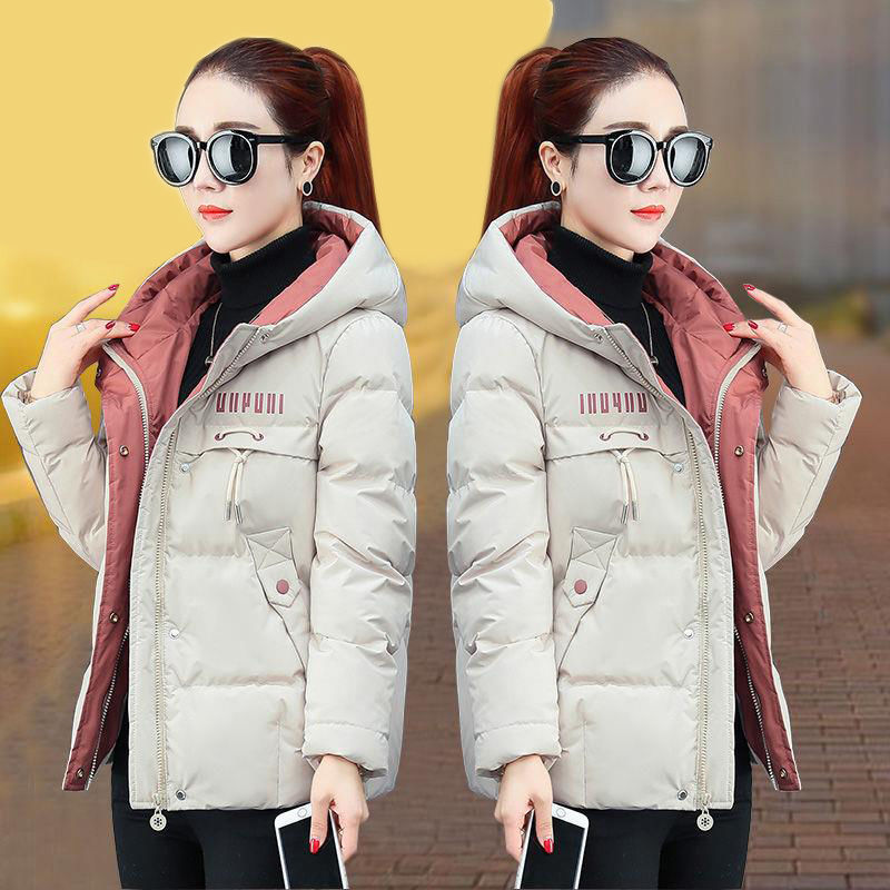 2022 New Winter Jacket Women Parkas Hooded Thick Down Cotton Padded Parka Female Jacket Short Coat Slim Warm Outwear P772 ► Photo 1/6